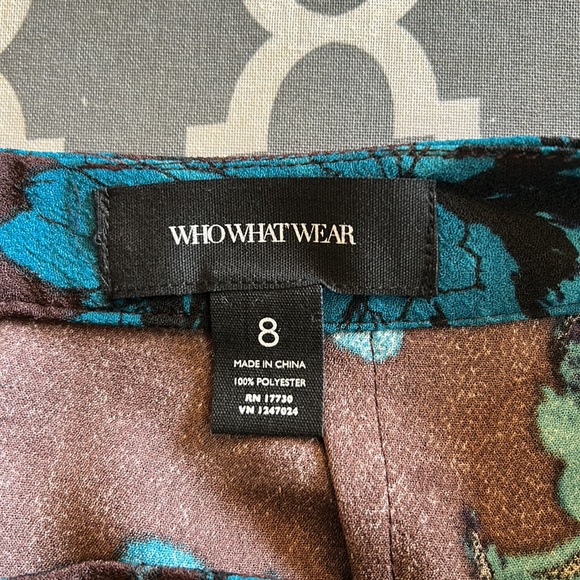 WHO WHAT WEAR Floral Midi Pencil Skirt sz8 NWT - Picture 12 of 14